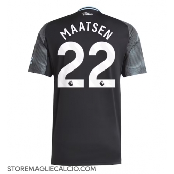 Aston Villa Ian Maatsen #22 Maglia Gara Trasferta Repliche 2025-26